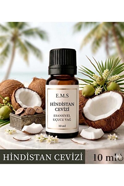 E.M.S AVM HİNDİSTAN CEVİZİ Esansiyel Uçucu Yağ Buhurdanlık Yağı Difüzör Esans...