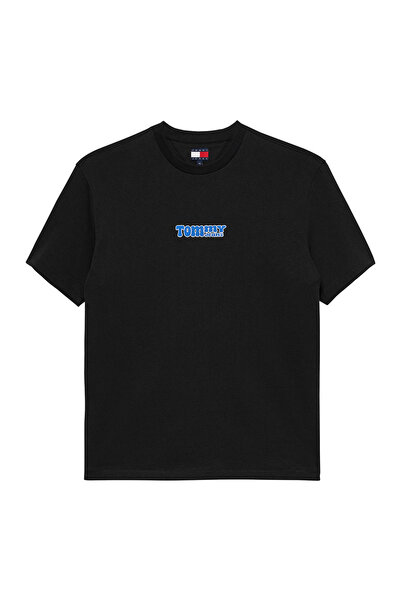 Tommy Hilfiger Tricou bărbătesc cu mânecă scurtă, croială lejeră, cu imprimeu...