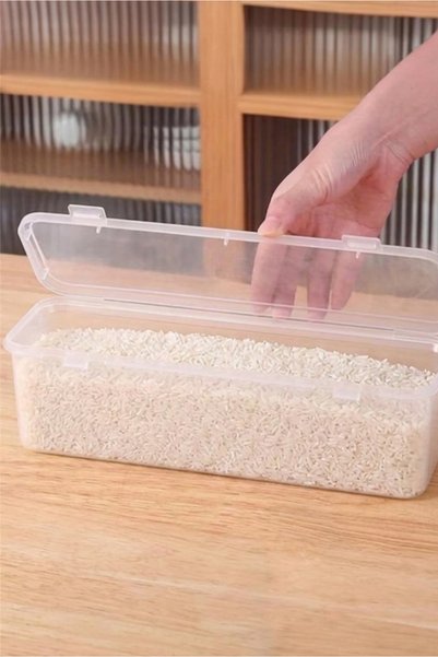 Bose Home 2-Piece Lockable Pasta and Food Container Transparent Pasta Storage Box