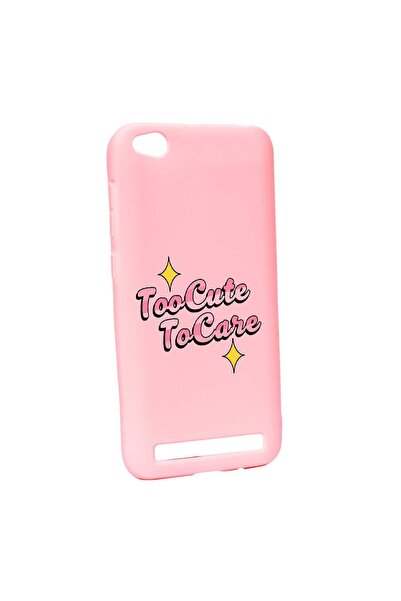bestcase Protective case with Too Cute message, for Xiaomi Redmi 5A, wear-res...