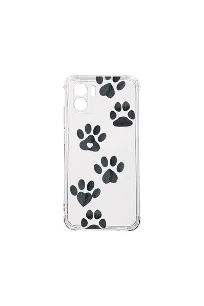 bestcase Αντικραδασμική Θήκη 1.5MM, Συμβατή με Xiaomi Redmi A1, Σχέδιο Πατούσ...
