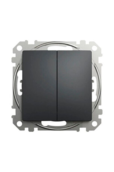 Schneider Electric Intrerupator dublu gri antracit Sedna Design Schneider SDD...