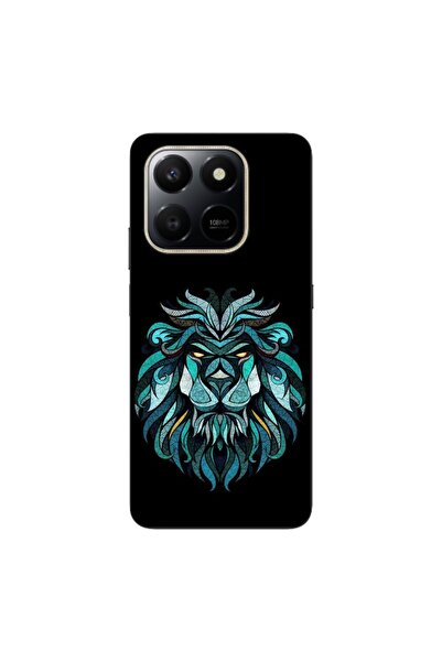 OEM Husa compatibila cu Honor X7d Silicon Gel Tpu Model Abstract Lion