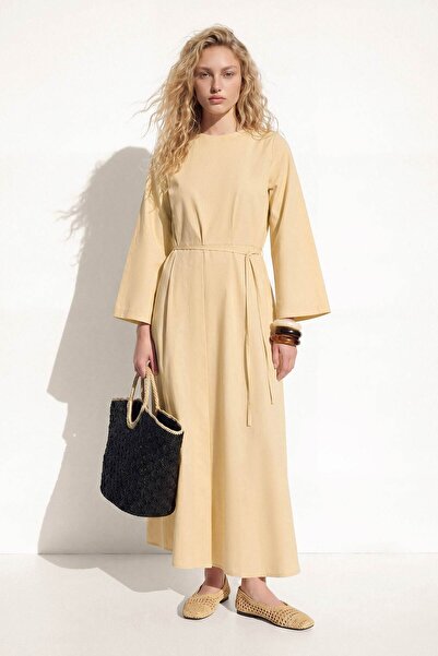 Hooopstore Rochie Anvelop Kapama galben unt