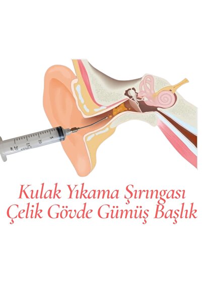 WENZHOU PAPAĞAN AĞIZLI GÜMÜŞ AĞIZLI KULAK YIKAMA ŞIRINGASI + BEBEKLER İÇİN Sİ...