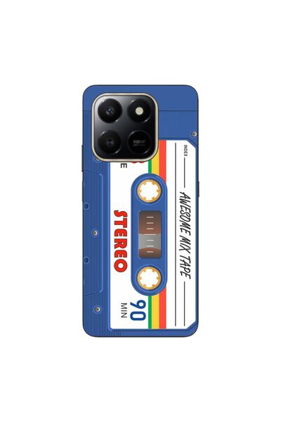 OEM Husa compatibila cu Honor X7d Silicon Gel Tpu Model Caseta Vintage Mix Tape