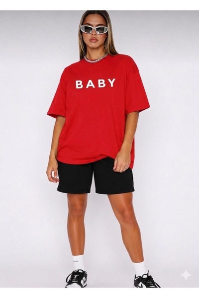 FAEL LİFE Unisex Wide-Let T-Shirt and Shorts Baby Printed Set