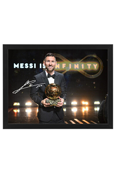 Boomah Accessories Lionel Messi Ballon d'Or Winner 8 Unlimited Autographed Po...