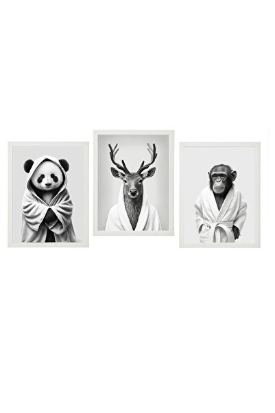 Boomah Accessories set of 3, Animals ( Panda - Deer - Chimp) in Bathrope , Ba...