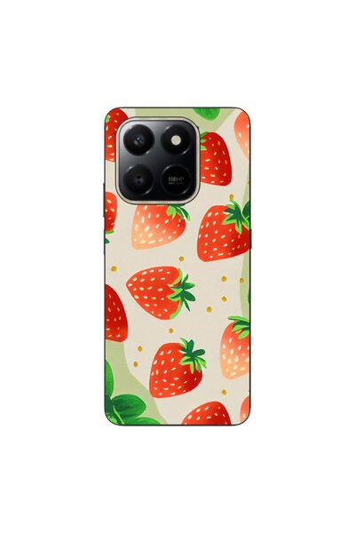 OEM Husa compatibila cu Honor 400 Smart Silicon Gel Tpu Model Capsuni Pattern