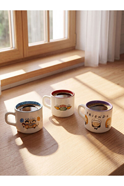 LC Waikiki I Friends Printed Ceramic Mug 3-Piece Set from Freezen Store
