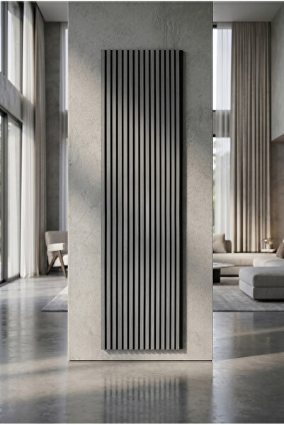Akupanel Plus 60x245 Cm Gri Meşe Renk Akustik Ahşap Duvar Paneli