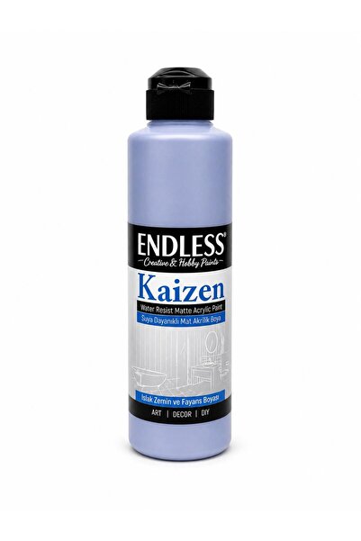 endlesshobby Kaizen Islak Zemin Ve Fayans Boyası Denim Mavi 500ml + Katalizör...