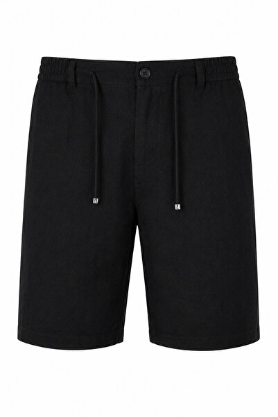 trender Heavy Merlin Denim&Canvas Black Men's Shorts 26Ycm2000050