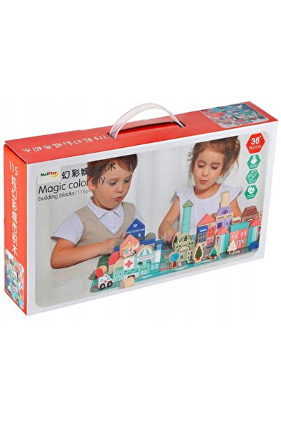 Ileana Prodexim My City 115 Wooden Cubes