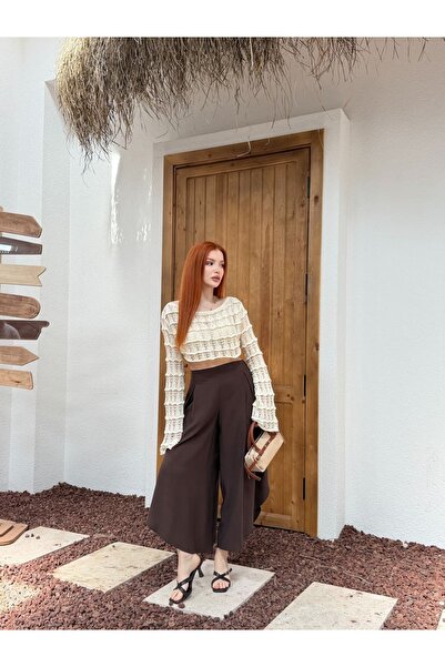 Asena Mila Women's Loose-Fitting Wide-Leg Pants