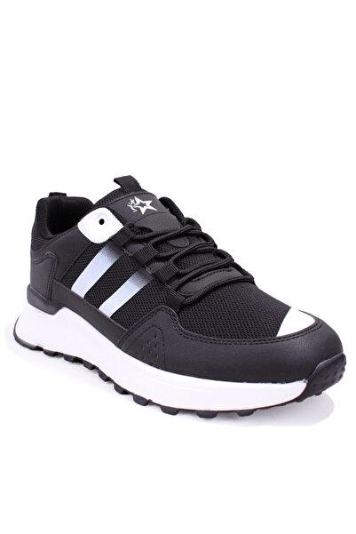 DAGOSTER Dma75-26110 Black and White Orthopedic Daily Men's Sports Shoes