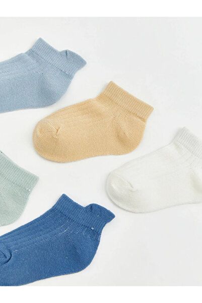 LC Waikiki Gray Baby Boy Booties Socks 5-Pack