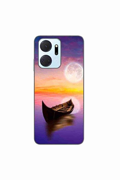 OEM Husa compatibila cu Honor X7a Silicon Gel Tpu Model Moonlit Serenity