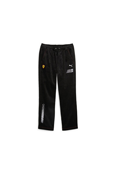 Puma Men Scuderia Ferrari Race Garage Crew Pants - Black