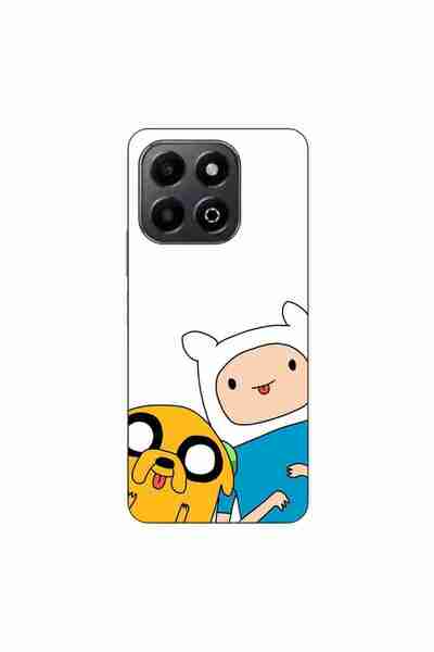 OEM Case compatible with Honor X6b Silicon Gel Tpu Model Finn and Jake Tongues
