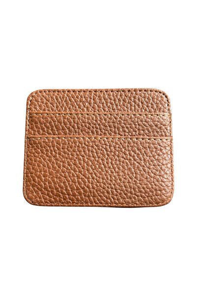 EYCH Genuine Leather Look Minimalist Card Holder - 4 Compartment Slim Wallet