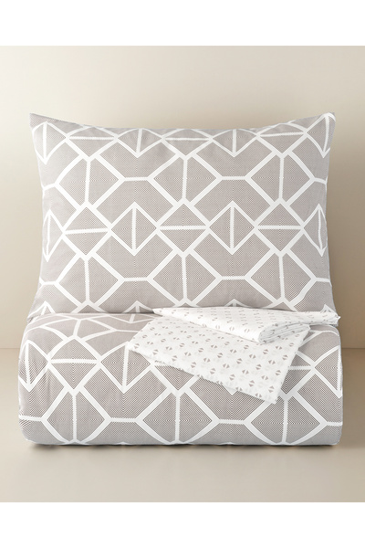 English Home Triweave Kolay Ütülenir Tek Kişilik Nevresim Takımı 160x220 cm Bej