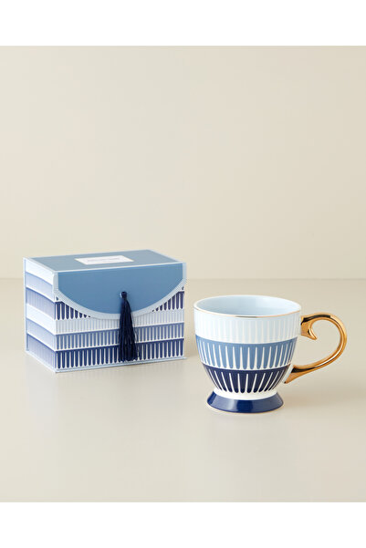 English Home Marivella New Bone China Kupa 460 ml Mavi