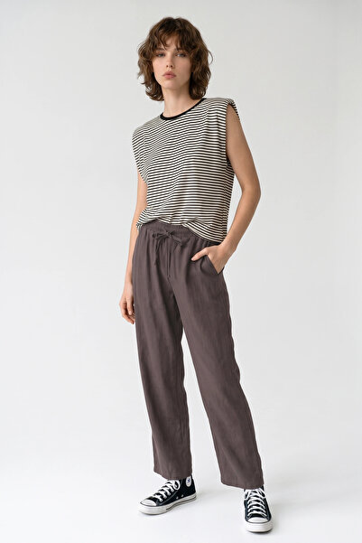 No Matter What Wide Leg Pants with Elasticated Cuffs