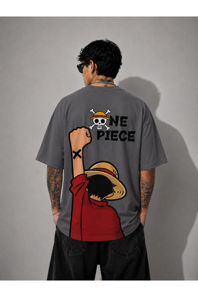 Nulivez One Piece Luffy Oversize Unisex T-Shirt – Monkey D. Luffy Straw Hat A...