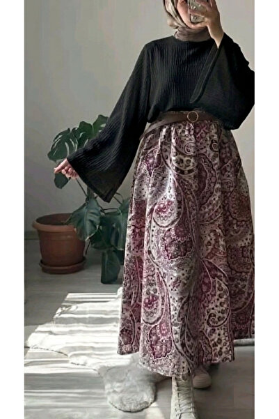 Efira Wide-Sleeve Muslin Blouse
