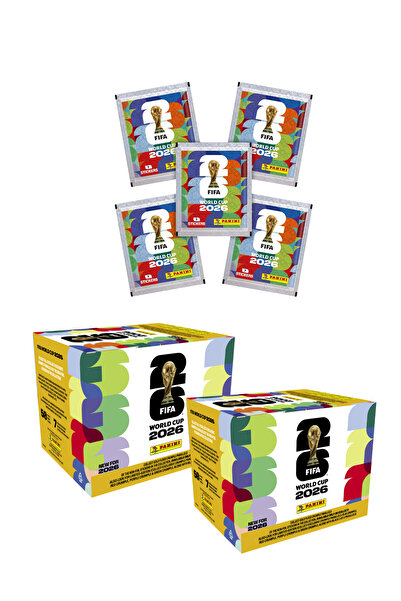 TOYFEST FIFA World Cup 2026 Panini STICKER 200 Paket (1400 Sticker) Resmi Kol...
