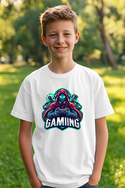 Canlook Popular Gamer Printed Kids T-Shirt