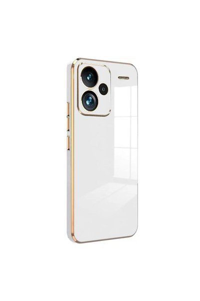 Mestore حافظة هاتف Xiaomi Redmi Note 13 Pro Plus من السيليكون - أبيض