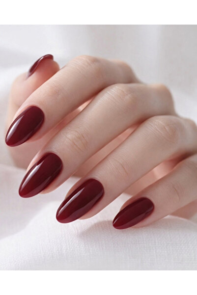 Snap Up Nails Deep Red