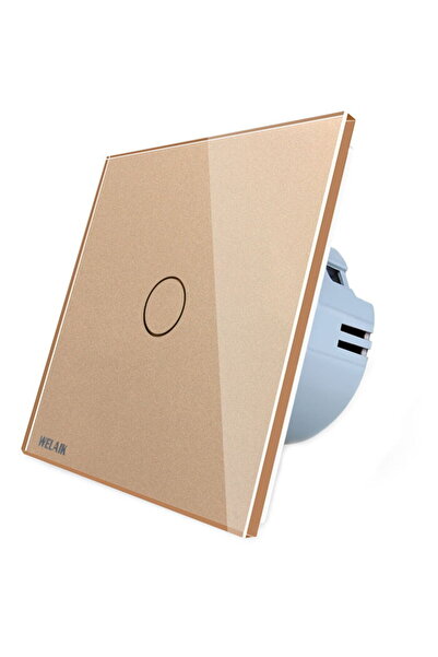 Other Welaik Simple Touch Switch Glass Panel, Gold