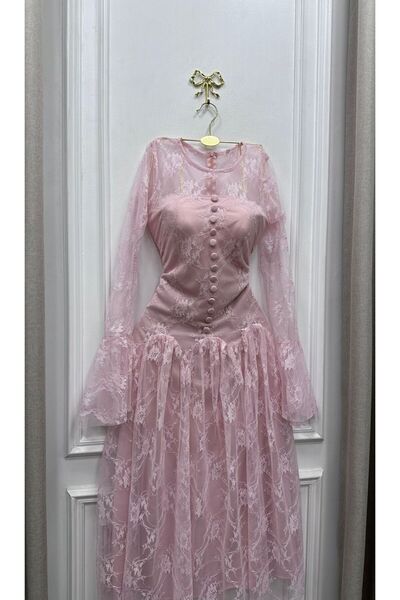 Sukar French Soft Lace Dress 5 Colors