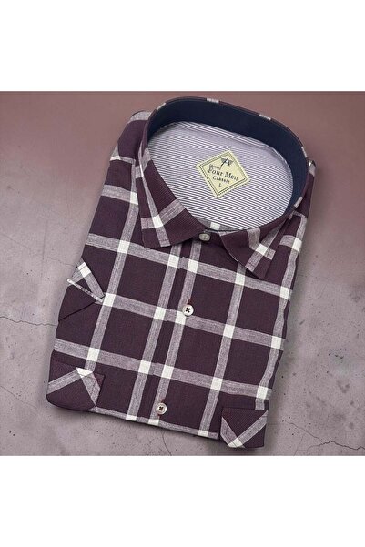 EREN STYLE Linen Classic 100% Cotton Short Sleeve Anti-Sweat Shirt