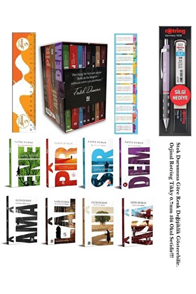 Nesil Yayınları Fatih Duman Romanları Seti/ 8-Book Set (Special Design Bookma...