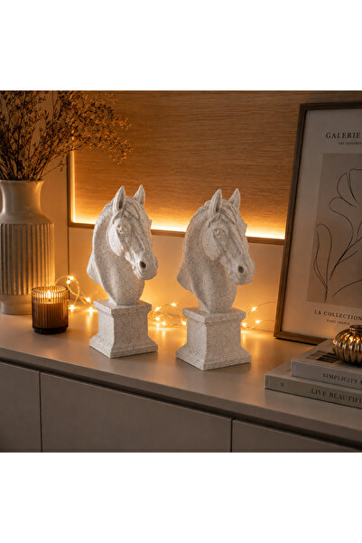 Dekor atolyem Premium Dekoratif At Biblosu 2’li Set – Modern Bohem Salon & Ko...