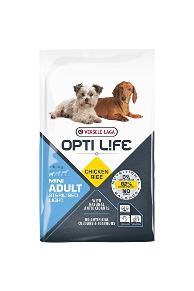 Optilife Opti Life Adult Light Mini Chicken & Rice Ξηρά Τροφή Σκύλου 2.5kg