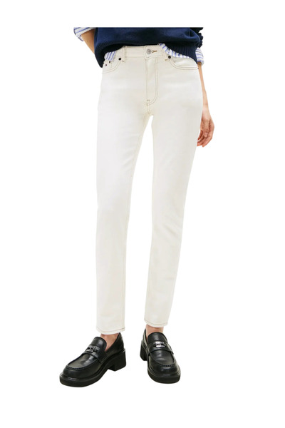 Tommy Hilfiger Γυναικείο Slim Lucy Τζιν Λευκό Tommy Jeans DW0DW22163-1D0