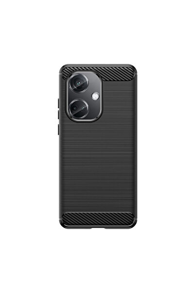 OEM Husă TPU cu textură de carbon pentru Oppo K11 5G - Negru