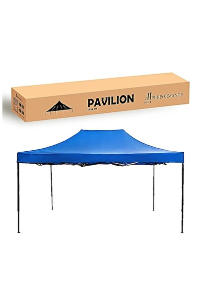 AT Performance ®   Cort tip foișor pliabil 3x4.5m – Impermeabil, Metal solid,...