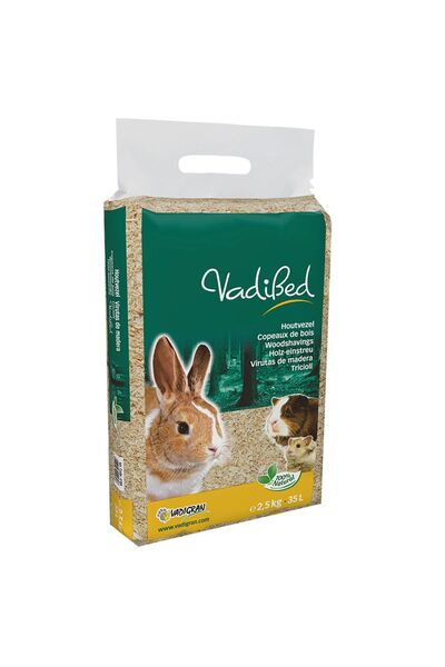 VADIGRAN Vadibed Woodshavings Υπόστρωμα Ξύλου για Μικρά Τρωκτικά & Κουνέλια 3...