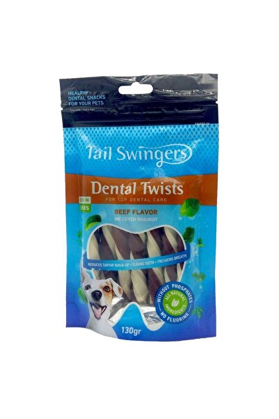 Tail Swingers Dental Twists Οδοντικό Snack Μοσχάρι 130gr