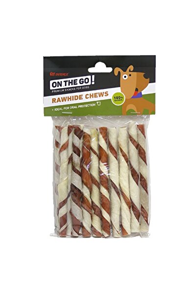 ON THE GO Double Col Twisted Sticks Δίχρωμα Σνακ Στικς 12.5cm 12τμχ