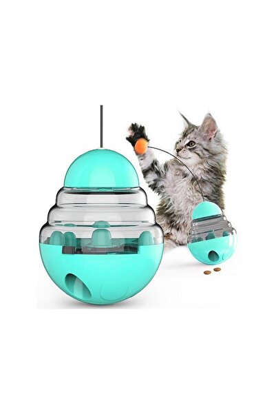Pet Interest Shake The Turntable Παιχνίδι Γάτας με Catnip Τιρκουάζ 10×10...