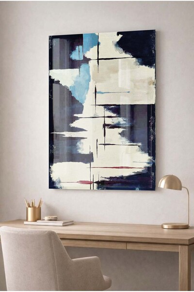 Zevahir Mobilya Dekorasyon Tablou decorativ abstract din sticlă temperată în ...
