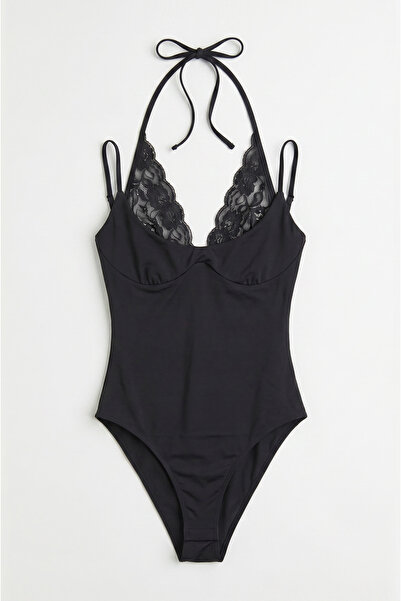 NOTHING Lace Detailed Bodysuit
